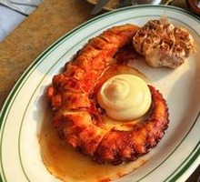 Grilled Whole Octopus Leg in Galician Style