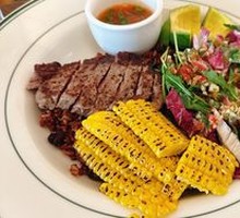 Grilled Beef, Roasted Corn, Avocado Energy Salad