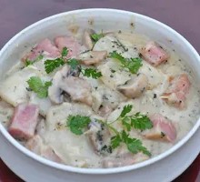 Black Truffle Creamed Shanghai Rice Cake