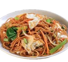 Egg Fried Handmade Noodles