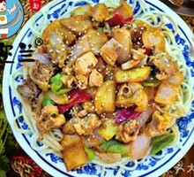 Braised Chicken Noodles