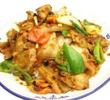 Spicy Pork Stir-fry Rice Bowl