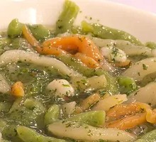 Water Chestnut Shrimp Dumpling Noodles