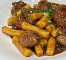 Braised Spare Ribs with Rice Cake