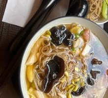 Golden Mushroom Noodles