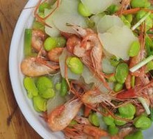 Shrimp with Winter Melon and Edamame