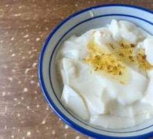 Osmanthus Ice Tofu Pudding