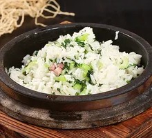 Salted Pork and Vegetable Rice