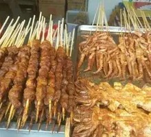 Grilled Squid Tentacles (2 Skewers)