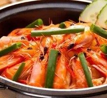 Dry Pot Prawns