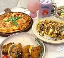 Tomato Meat Sauce Pizza