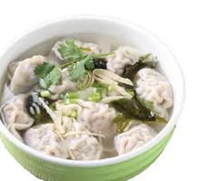 Sheep's Sorrel and Pork Dumplings in Soup