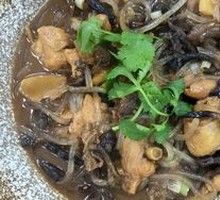 Chicken Stewed with Mushrooms