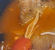 Tomato Pork Cutlet Rice Noodles