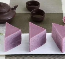 Purple Sweet Potato Steamed Cake