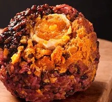 Salted Egg Rice Ball