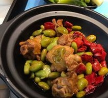 Spicy Chicken with Green Soybeans