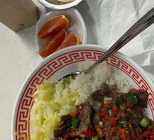 Sauce-Braised Pork Liver Rice