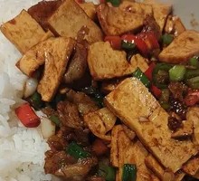 Stir-fried Tofu with Pork