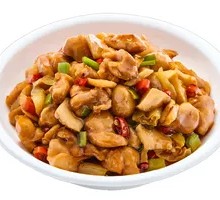 Fragrant Mushroom Pan-Fried Chicken