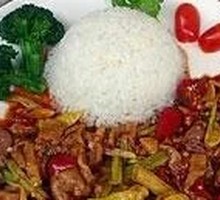 Spicy Chicken Gizzard Rice