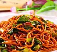 Duck Intestine Stir-Fried Noodles