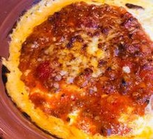 Beef Sauce Cheese Rice Bake