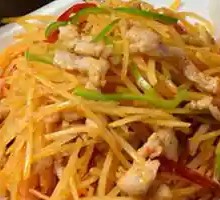 Potato and Chicken Noodles