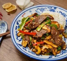 Beef and Mushroom Rice