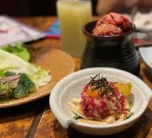 Raw Beef Shreds with Egg Yolk
