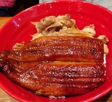 Hot Spring Egg Beef Eel Donburi
