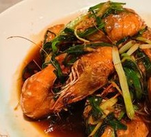 Scallion Oil-Braised Shrimp