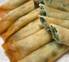 Chive and Cod Spring Rolls