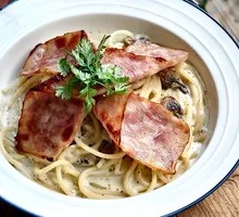 Bacon Mushroom Pasta