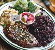 Roast Pork Country Meal (Black Rice)