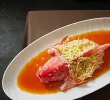 Steamed Sea Bass with Scallion and Bamboo Shoots