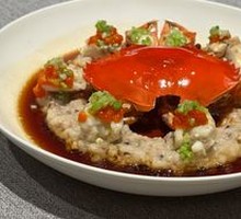 Steamed Green Crab with Pork Patty