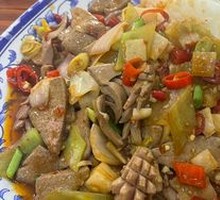 Pickled Pepper Liver and Kidney Rice