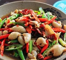 Stir-fried Pig Liver in Clay Pot Rice
