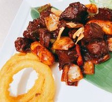 Beef and Rice Cake Stir-fry