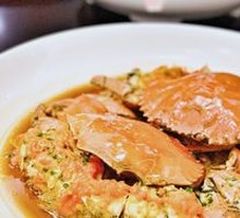 Black Pig Meat and Crab Roe Steamed