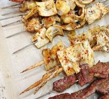 Beef Tripe Skewers
