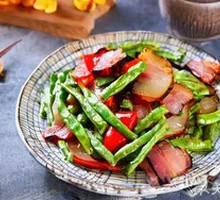 Stir-Fried Chinese Yardlong Bean with Preserved Pork