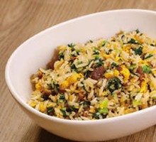 Wild Vegetable and Pork Rind Fried Rice