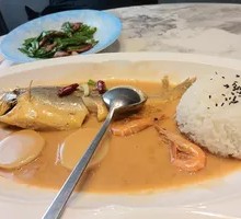 Braised Small Yellow Croaker with Rice Cake