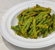 Salted Eggplant Bean Stir-fry