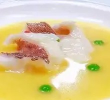 Braised Chicken Wing and Barramundi Soup