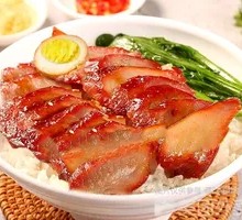 Signature Roast Duck and Barbecue Pork Rice