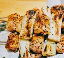 Chicken and Scallion Skewers