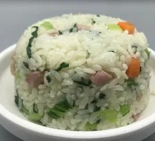 Green Vegetable and Salted Pork Fried Rice